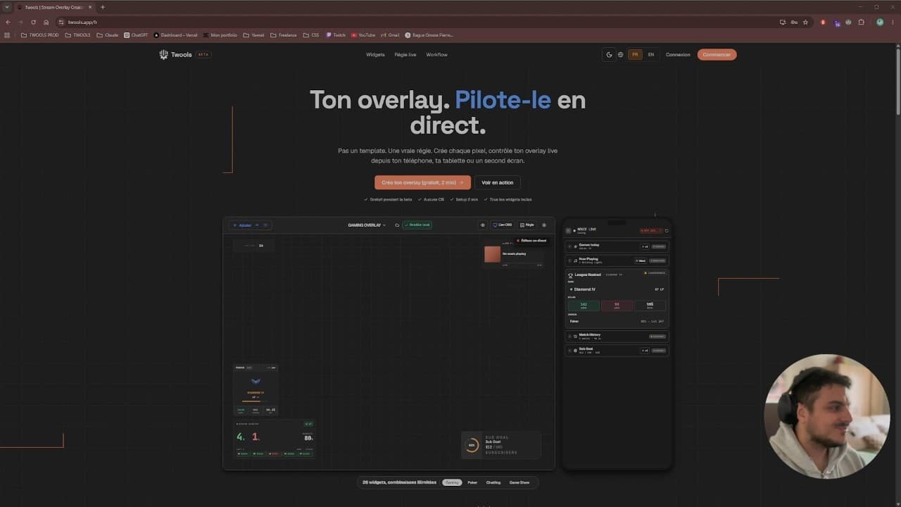 Twools, la régie live pour streamers : démo de A à Z
